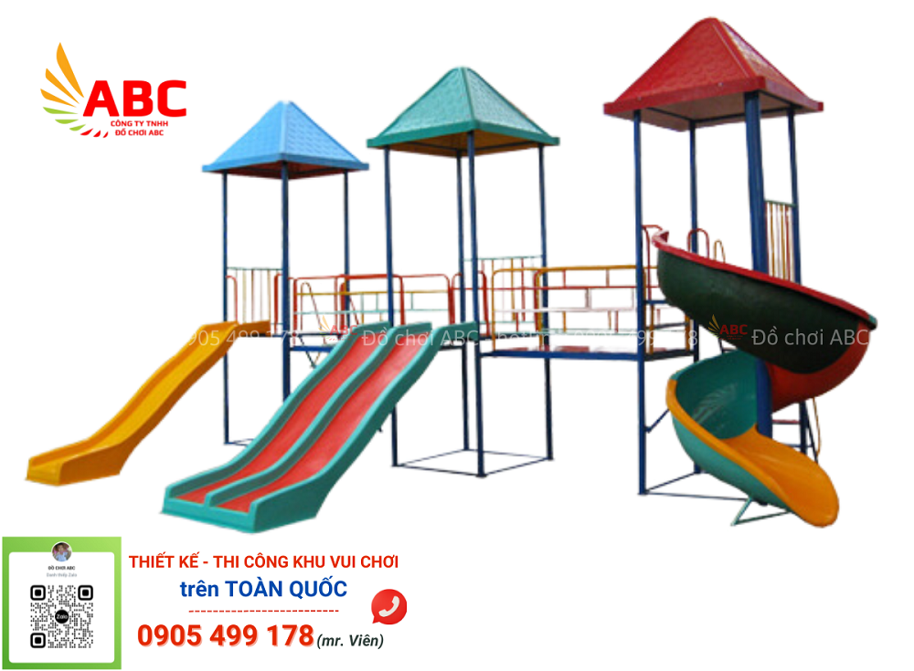 Bộ liên hoàn 3 khối cầu trượt