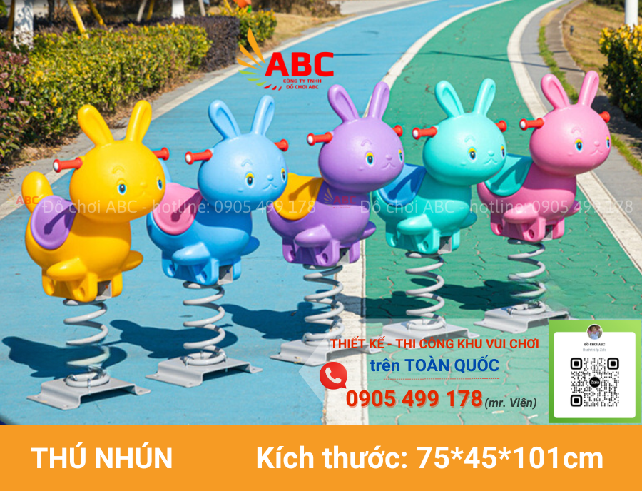 Đặc điểm nổi bật của thú nhún lò xo ngoài trời