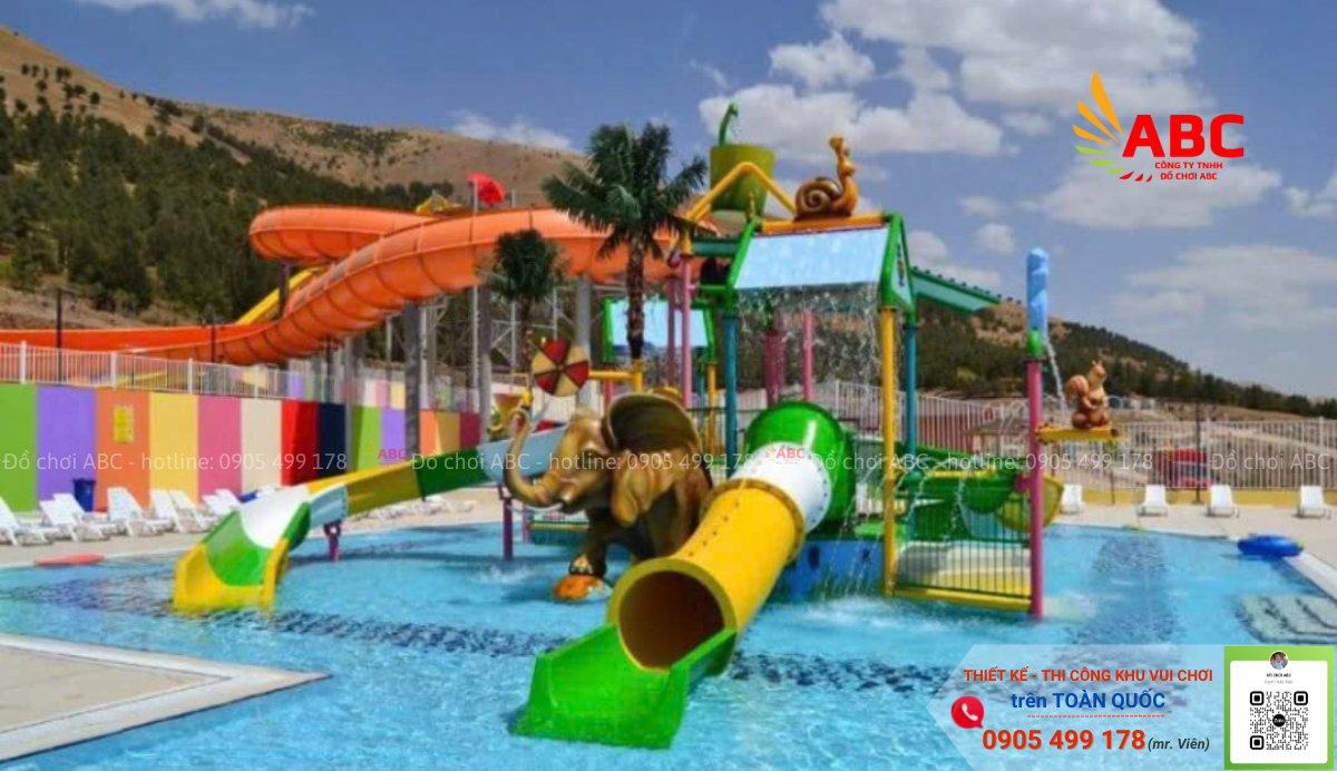 Công viên nước cho bé vui chơi thỏa thích