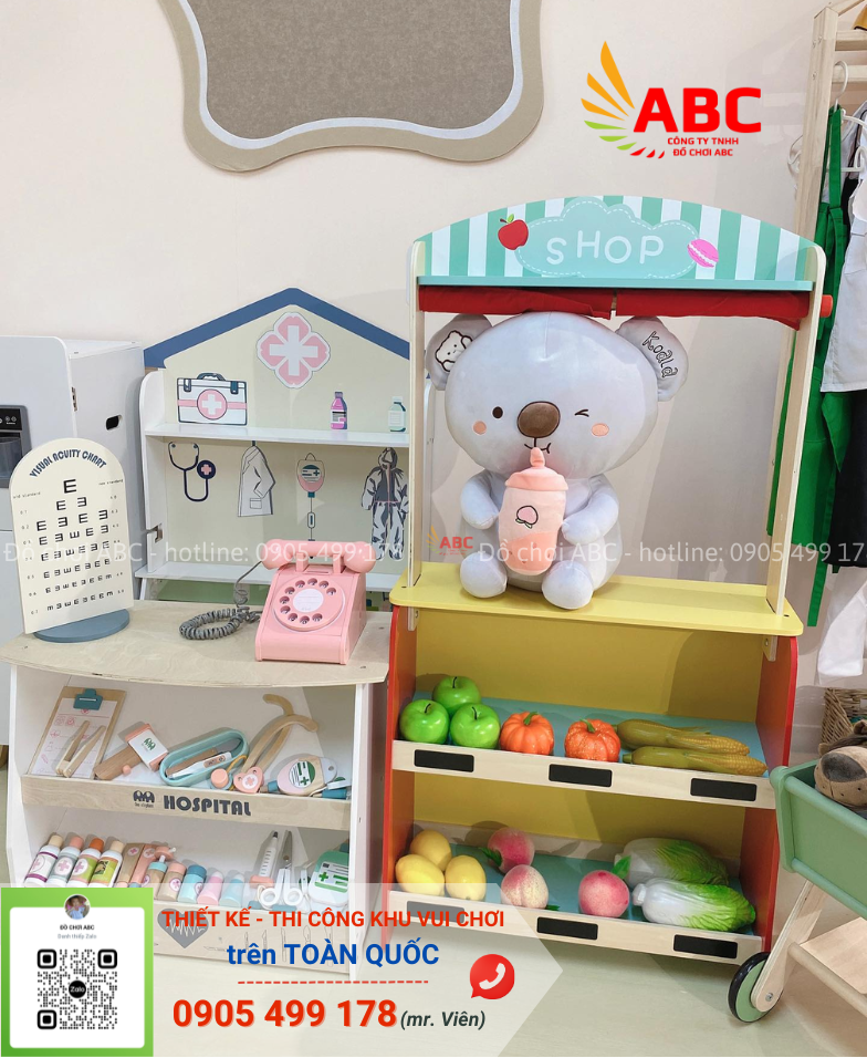 Khu vui chơi hướng nghiệp cho các bé