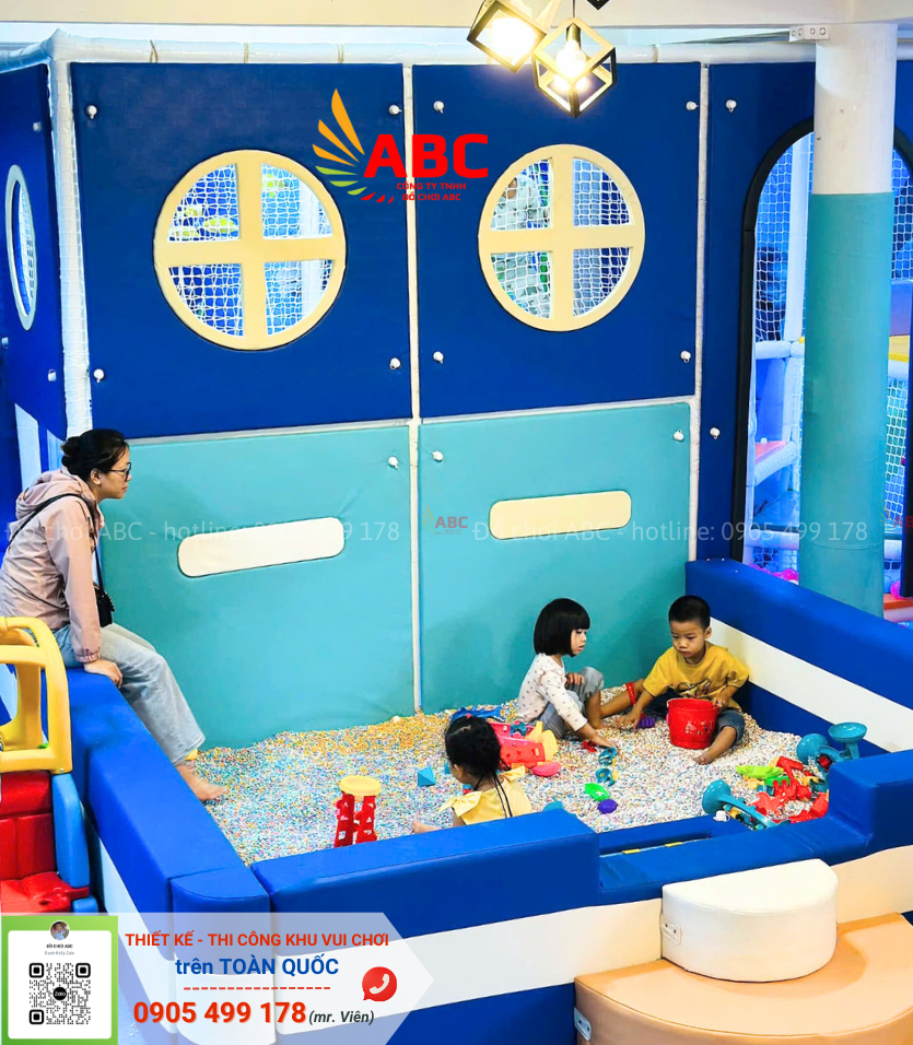 Hồ hạt sứ - trò chơi không thể thiếu trong các khu vui chơi cho bé