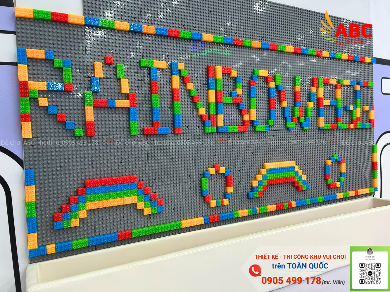 Tường lego giúp tối ưu diện tích