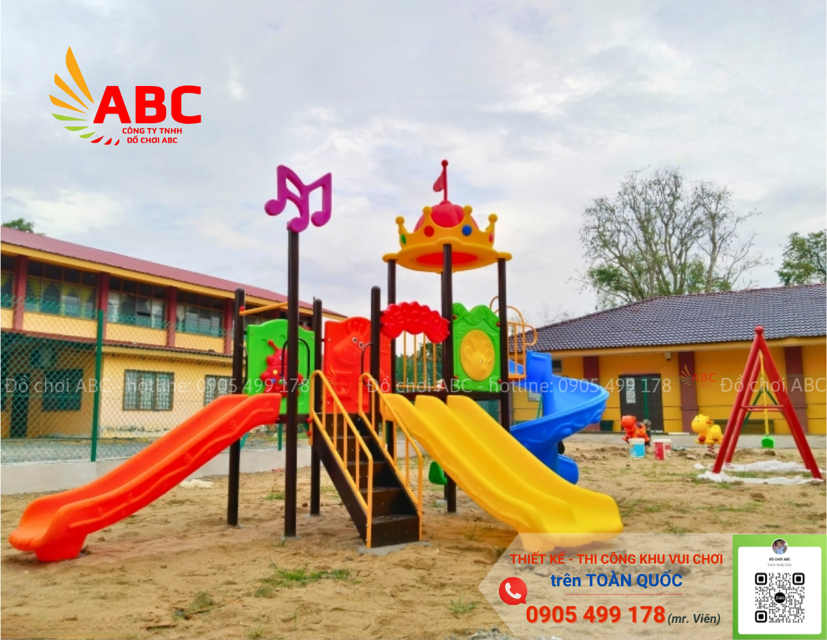 Lợi ích khi lắp đặt khu vui chơi trẻ em ngoài trời hiện nay