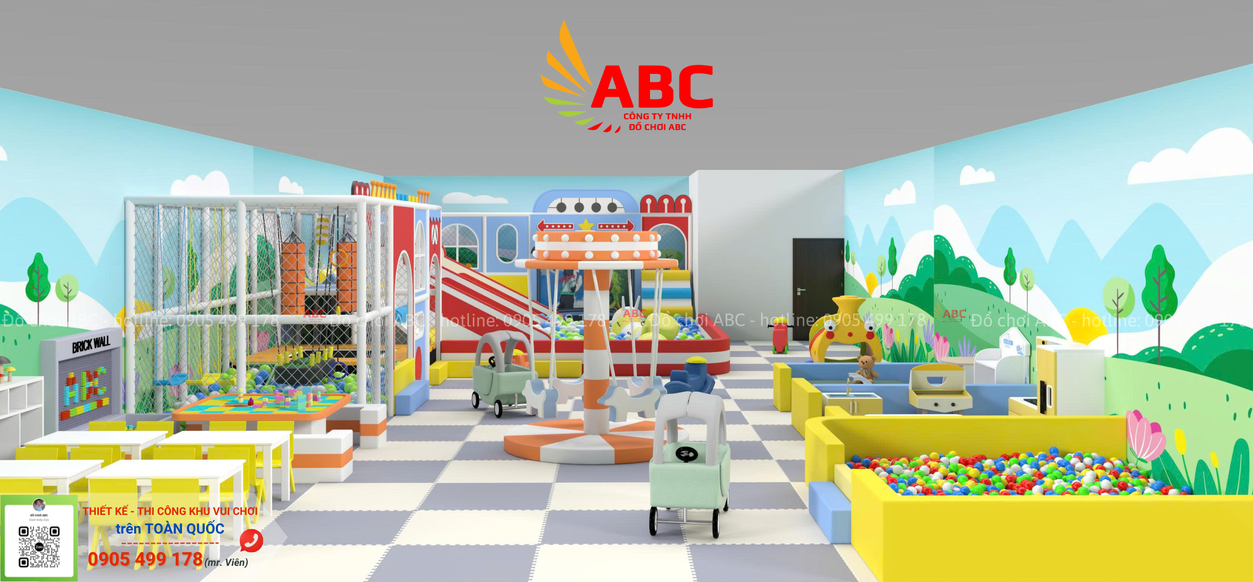 Các trò chơi đu quay, hạt sứ, tô tượng, lắp ghép,.. luôn được các bé yêu thích