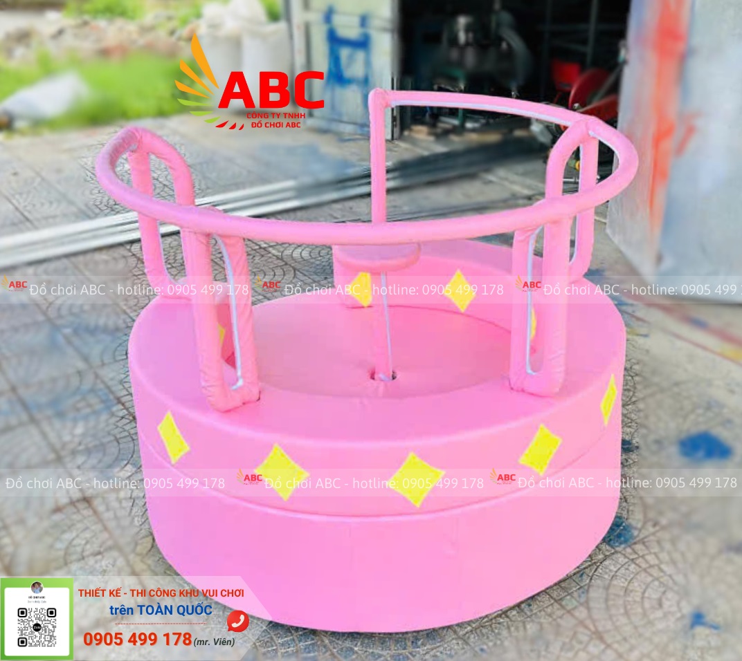 Mâm xoay băng ghế - Thiết bị mầm non