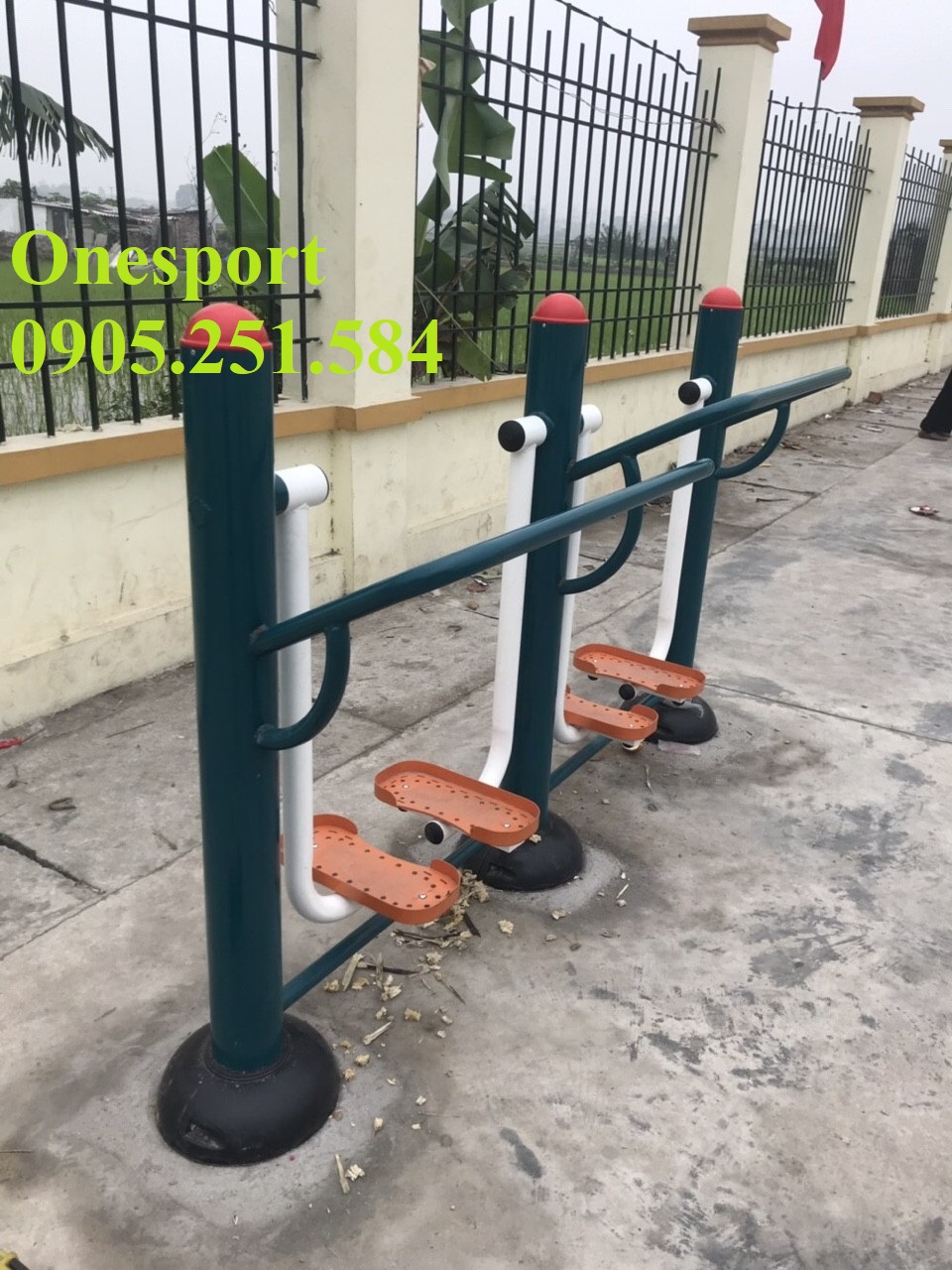 Thiết bị tập đi bộ trên không đôi công viên - Onesport