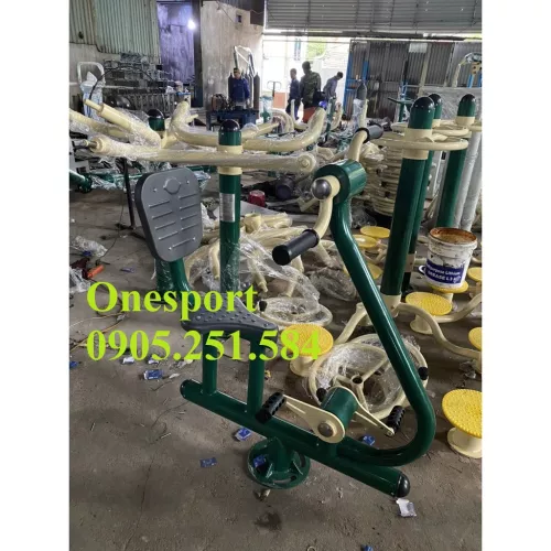 Thiết bị tập đạp xe kết hợp quay tay - Onesport03