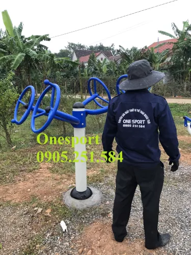 Dụng cụ tập tay vai đôi ngoài trời Onesport) (2)