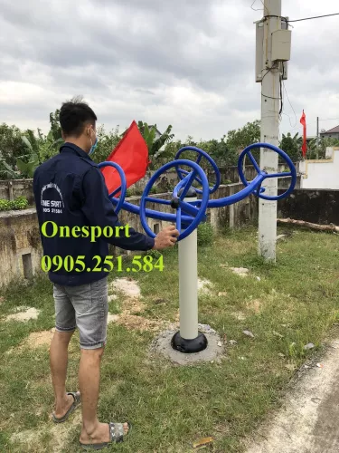 Dụng cụ tập tay vai đôi ngoài trời Onesport) (7)