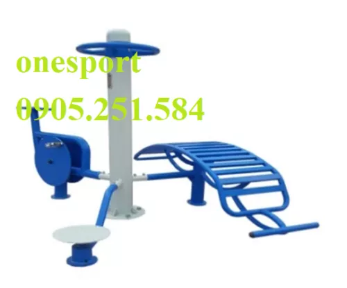 Cụm tập lưng bụng  và xe đạp đơn kết hợp xoay eo Onesport (1)