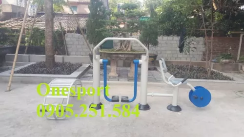 Cụm vận động đi bộ, đạp xe, lưng bụng- ngoài trời - onesport 2