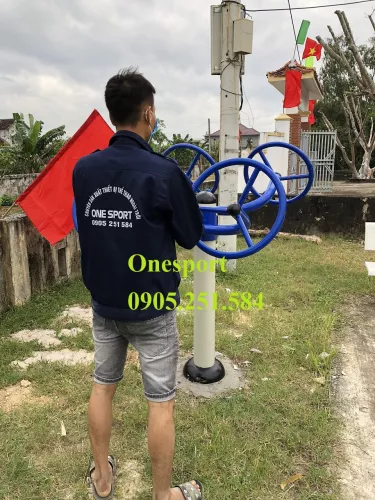 Dụng cụ tập tay vai đôi ngoài trời Onesport) (9)