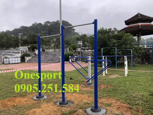 Thiết bị tập xà đon 2 cấp ngoài trời onesport (8)