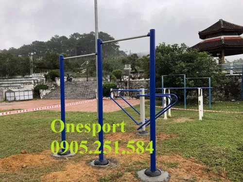 Thiết bị tập xà đon 2 cấp ngoài trời onesport (9)