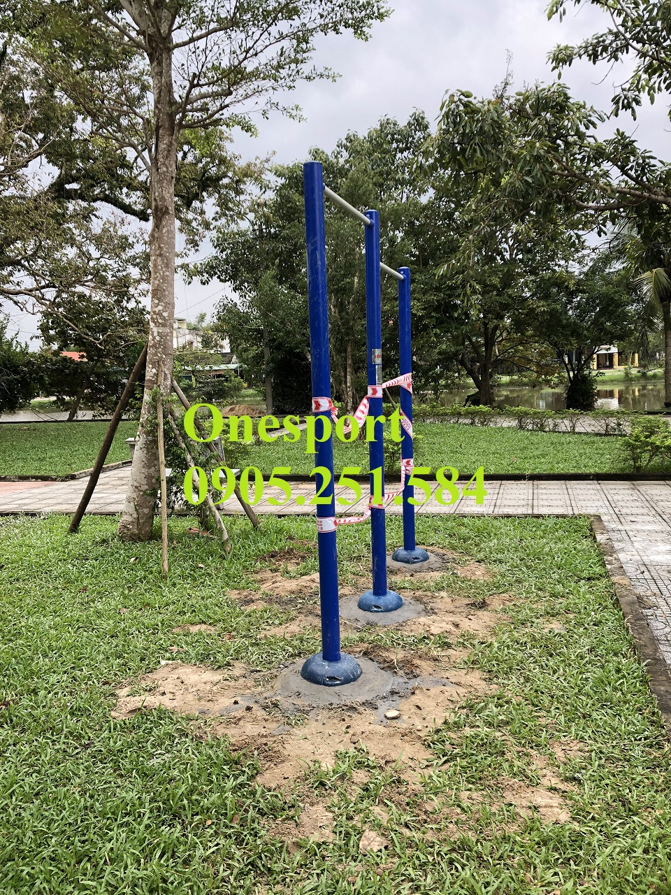 Thiết bị tập xà đon 2 cấp ngoài trời onesport (12)