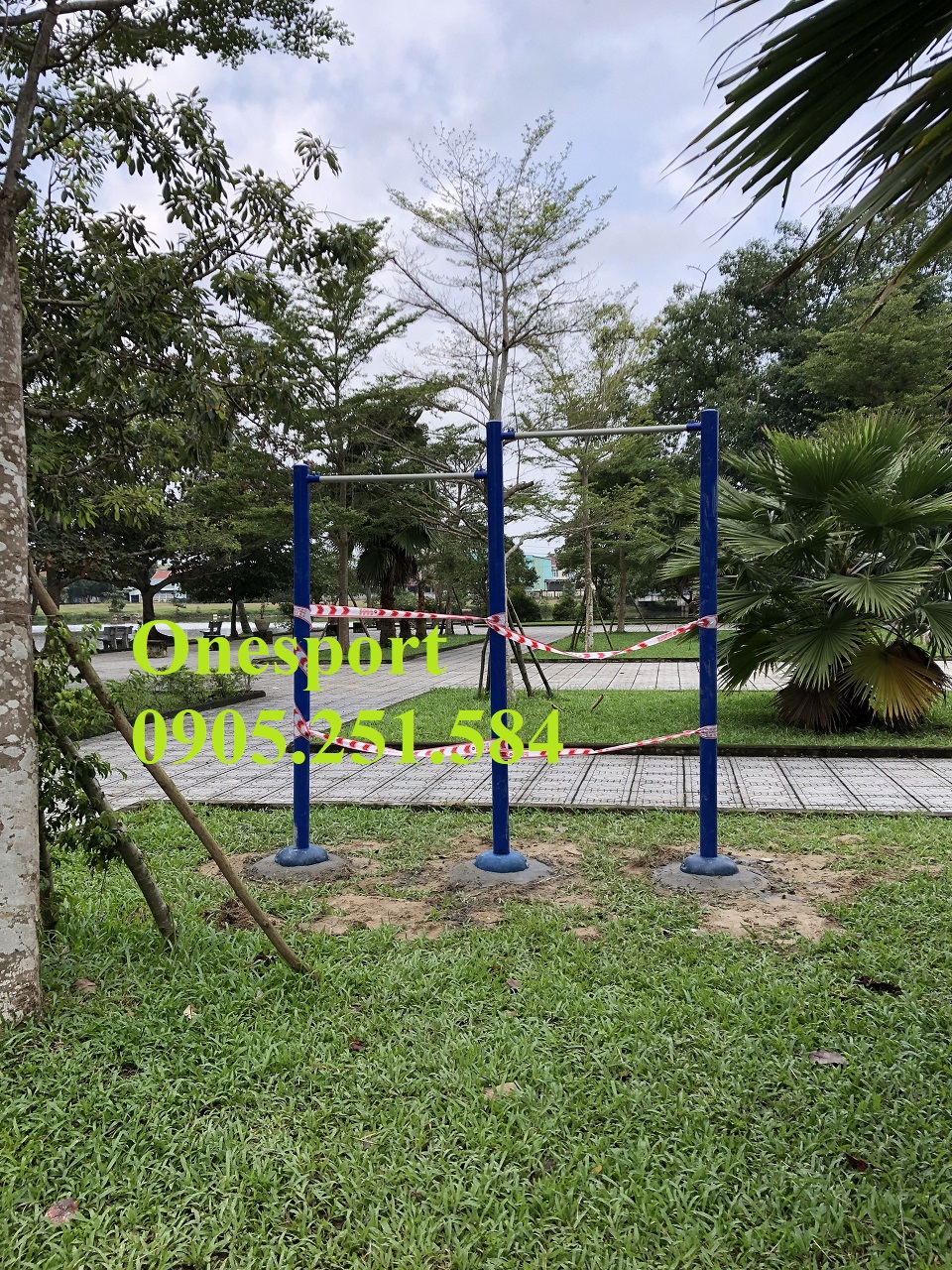 Thiết bị tập xà đon 2 cấp ngoài trời onesport (13)