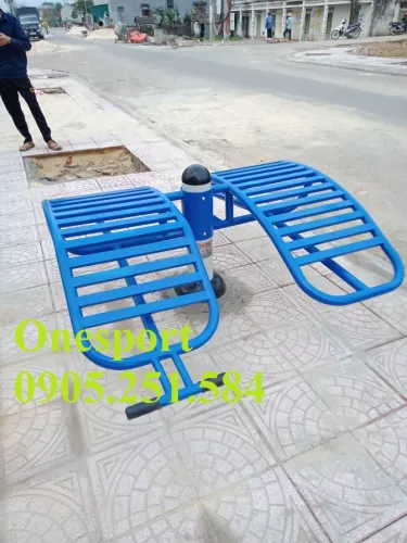Thiết bị tập lưng bụng đôi ngoài trời onesport (2)