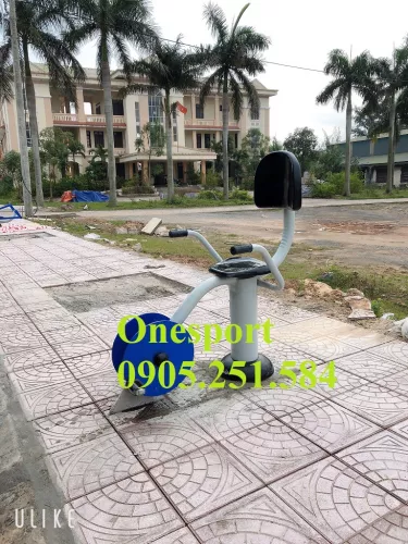 Dụng cụ tập đạp xe có tựa lưng ngoài trời onesport (1)