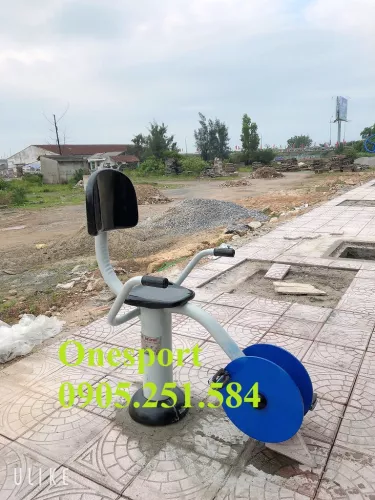 Dụng cụ tập đạp xe có tựa lưng ngoài trời onesport (5)