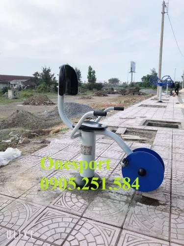 Dụng cụ tập đạp xe có tựa lưng ngoài trời onesport (6)