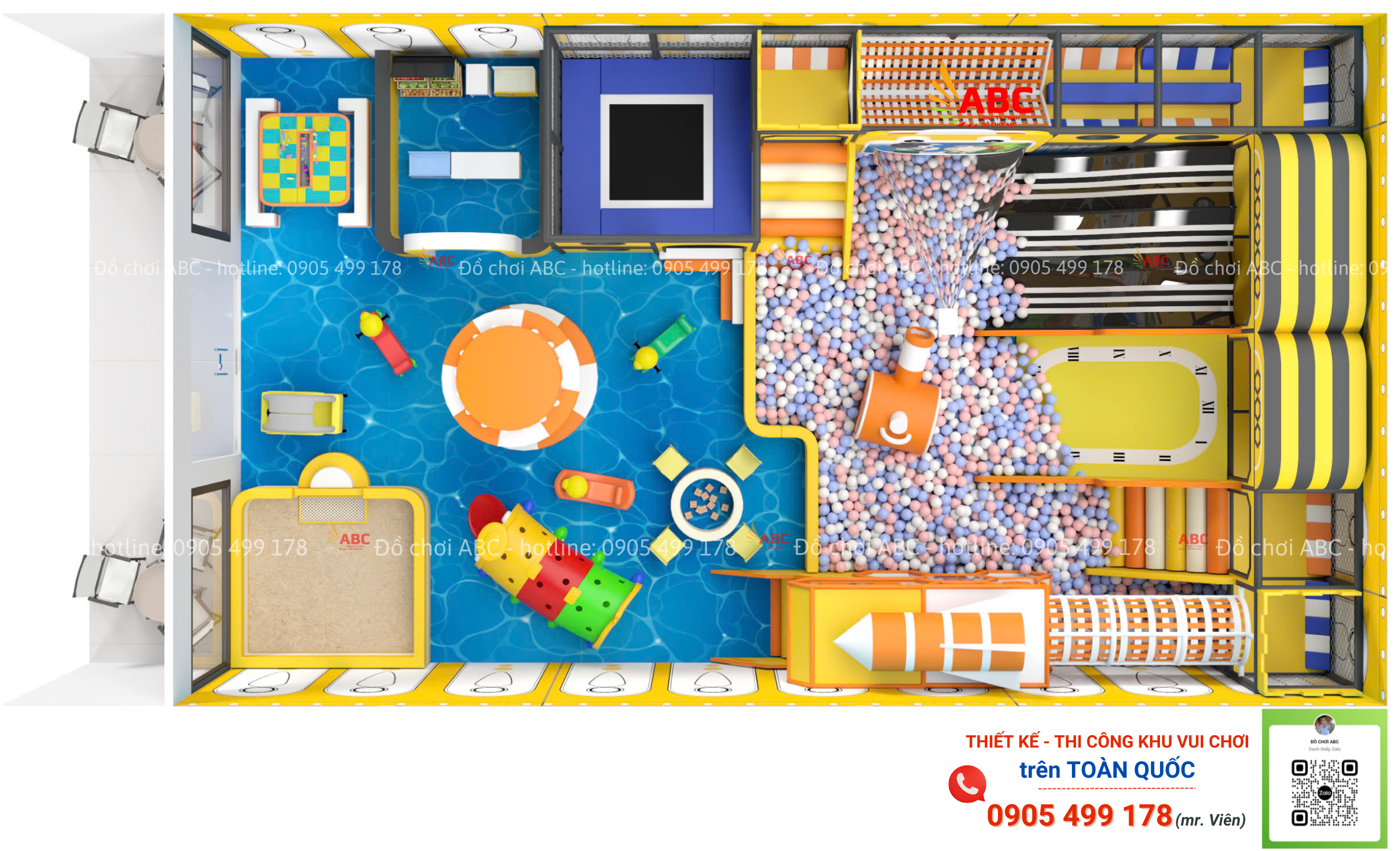 Báo giá tư vấn thiết kế thi công khu vui chơi trẻ em