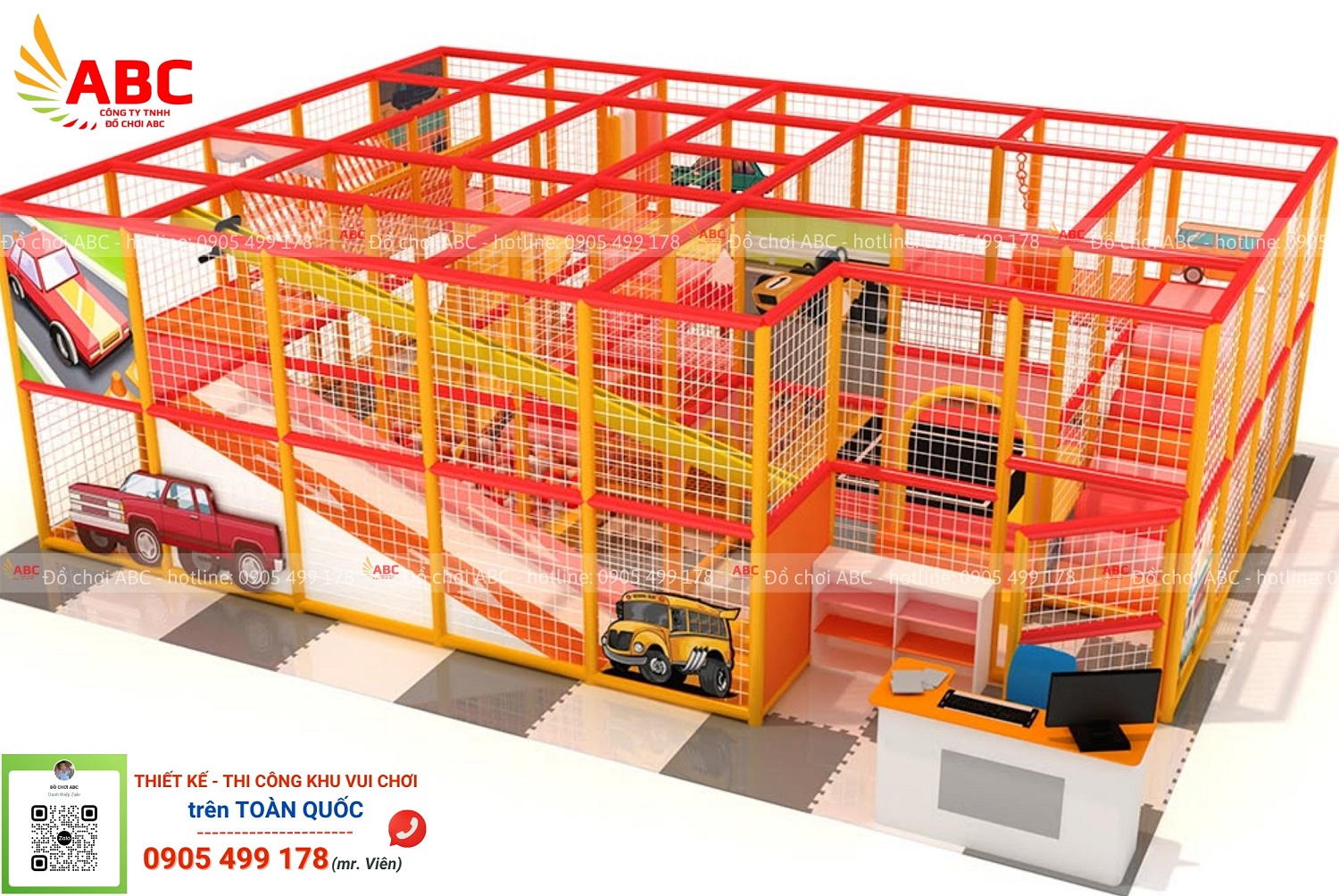 Mẫu Thiết Kế Khu Vui Chơi Trong Nhà 60m2