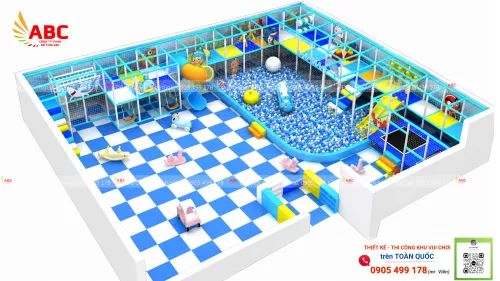 Mẫu thiết kế khu vui chơi trong nhà 250m2
