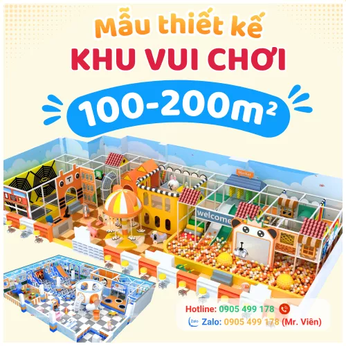 Khu Vui Chơi 100 - 200m2