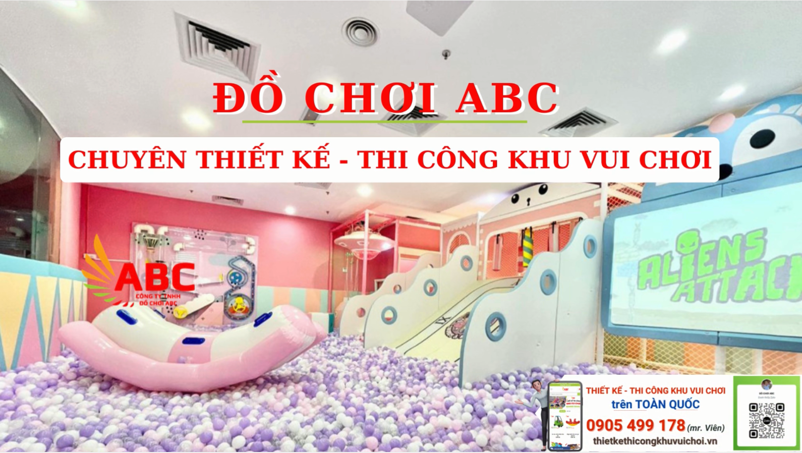 Dịch vụ Thiết kế thi công Khu Vui Chơi trẻ em trên toàn quốc