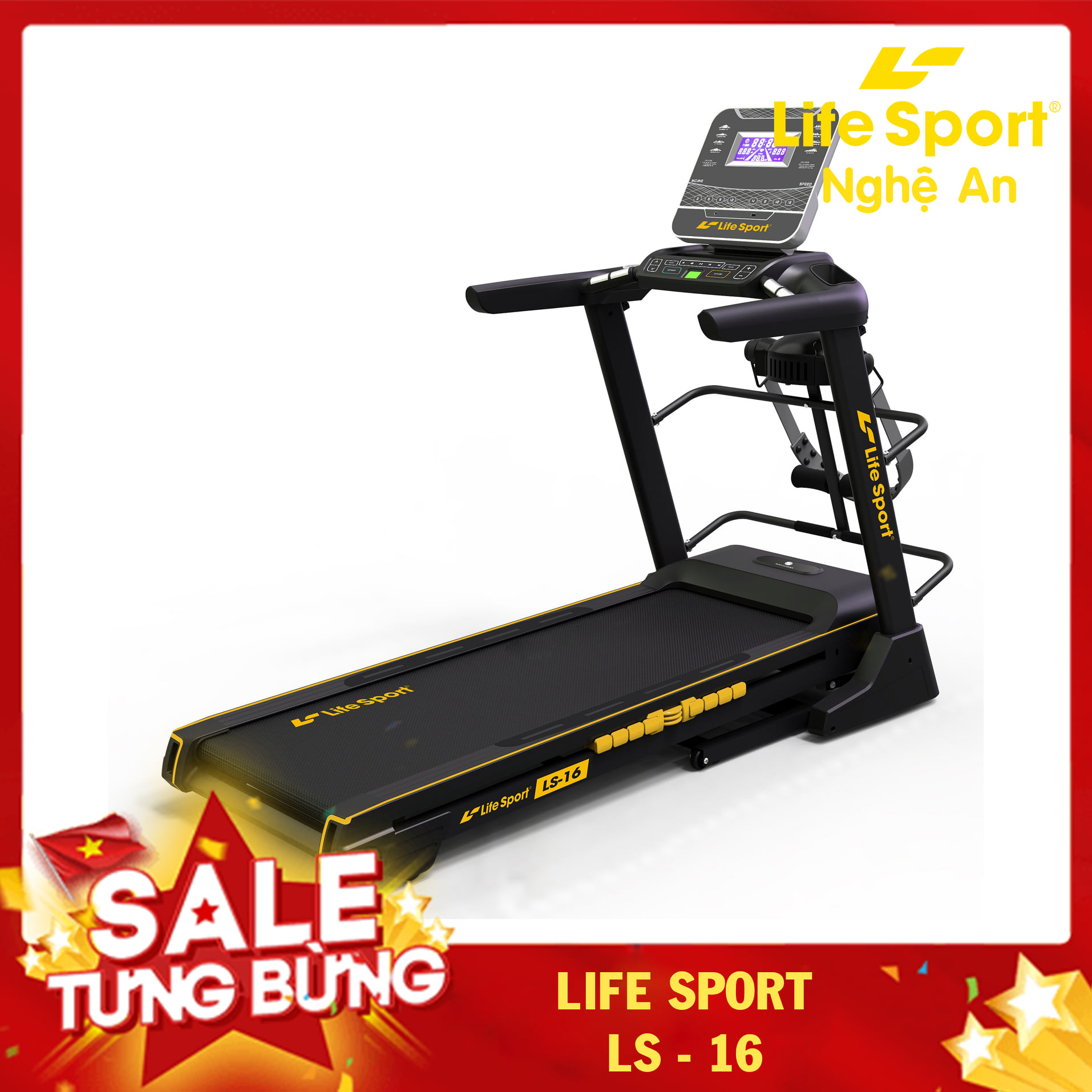 Máy Chạy Bộ Cao Cấp Lifesport Ls-16