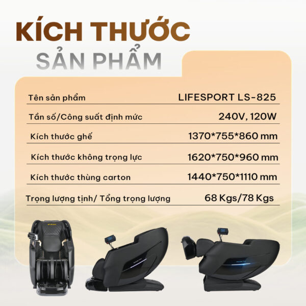 Ghế Massage Lifesport LS-825 SL