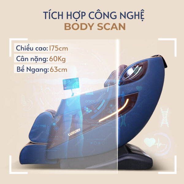 Ghế Massage Lifesport LS-666 – Blue