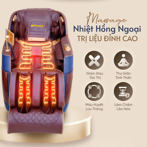 Ghế Massage Lifesport LS-666 – Blue