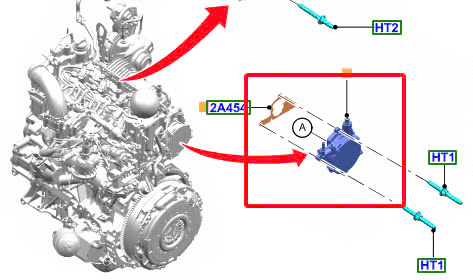 bơm chân không Ford Ranger 2023 chính hãng