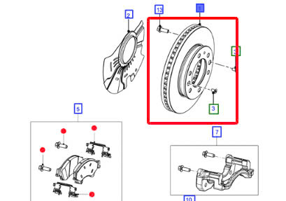 Đĩa phanh trước Ranger 2.2 3.2 chính hãng Đĩa phanh trước Ranger 2.2 3.2 chính hãng