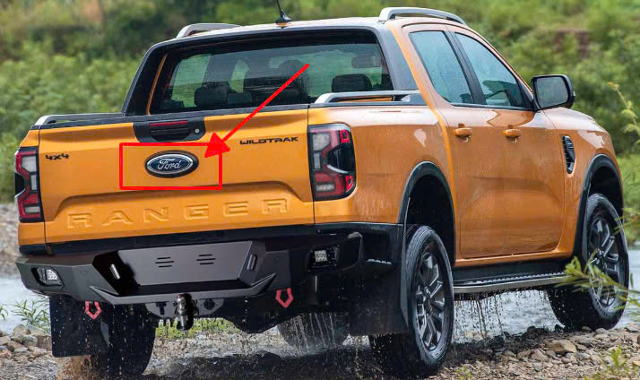 Vị trí lắp logo xe Ranger Everest 2023 Vị trí lắp logo xe Ranger Everest 2023