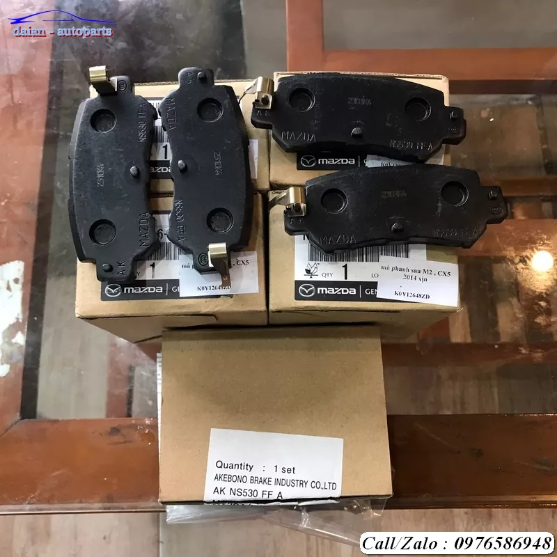 Má phanh sau Mazda 2 Mazda CX5 2014 chính hãng DAY32648ZB K0Y12648ZD