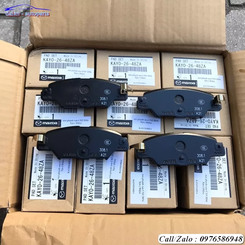 Má phanh sau Mazda CX5 2016 - 2020 chính hãng KAY02648ZA