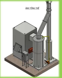 Hệ thống lò đốt rác thải y tế