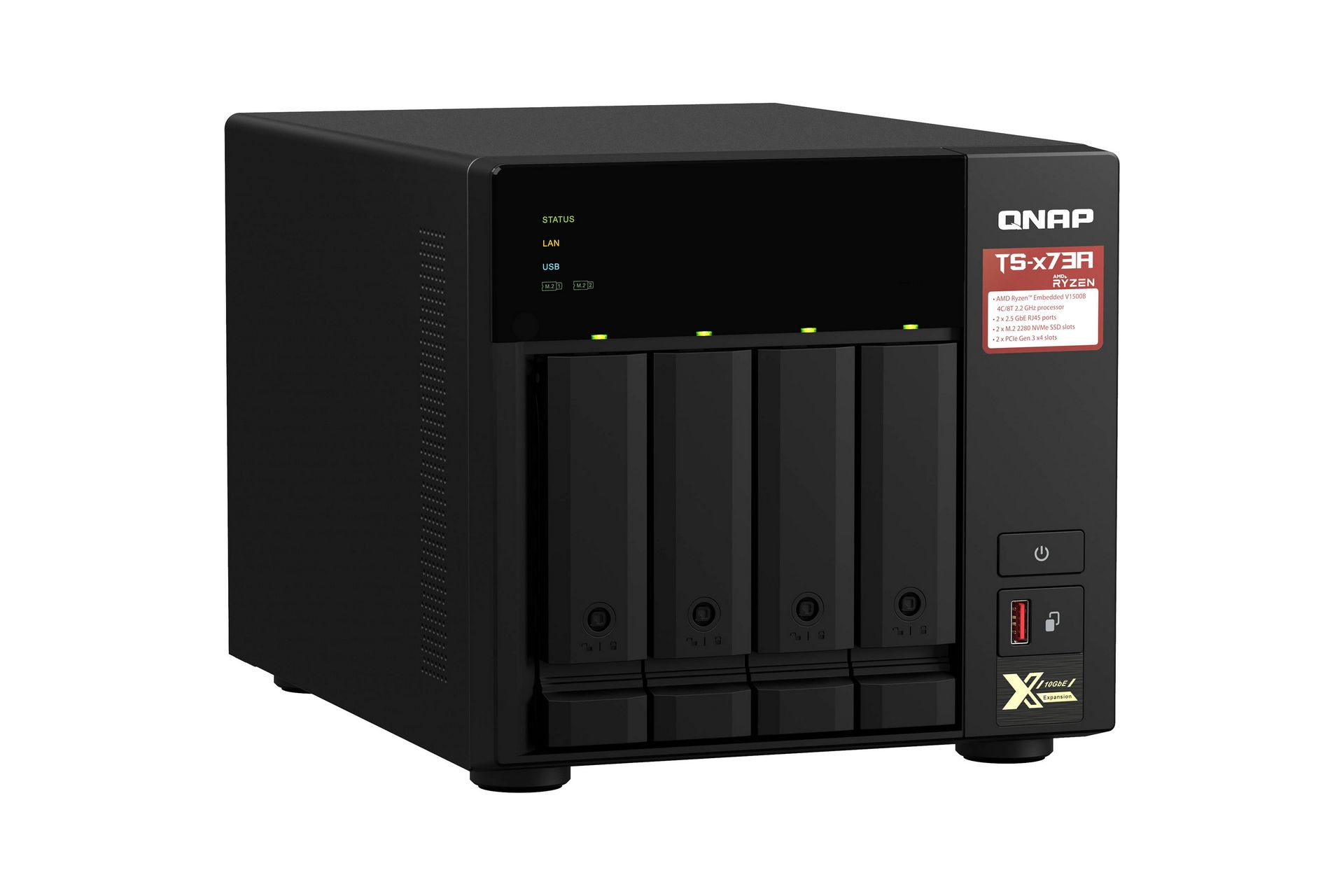 Thiết bị lưu trữ NAS QNAP TS-473A-8G chính hãng