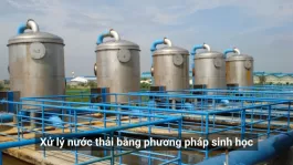 Hệ thống xử lý sinh học bậc 1 - Công suất 750 m3/ngày.đêm