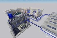 Hệ thống màng lọc MBR và khử trùng - Công suất 200 m3/ngày.đêm