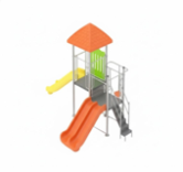 Bộ cầu trượt liên hoàn có chuông cảnh báo