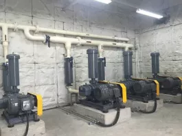 Máy thổi khí cạn bể Điều hòa