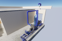 "Hệ thống màng lọc MBR - Công suất 184 m3/ngày.đêm "