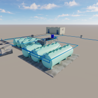 Thiết bị hệ thống xử lý nước thải sinh hoạt công suất 100m3/ngày đêm