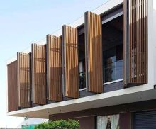 Gỗ nhựa trang trí ngoài nhà