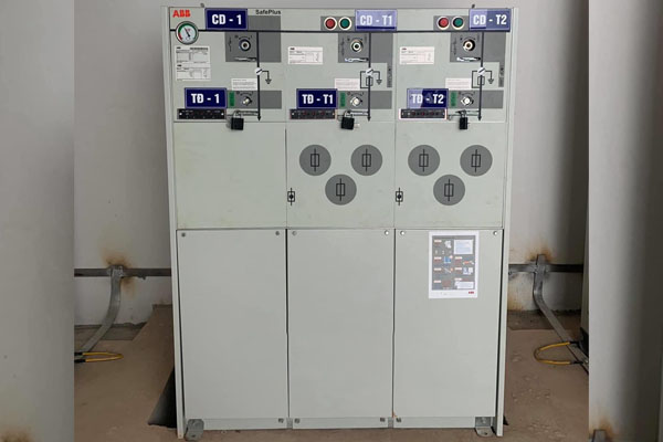 Vỏ tủ RMU-24kV, 03 ngăn sơn tĩnh điện, lắp đặt ngoài trời