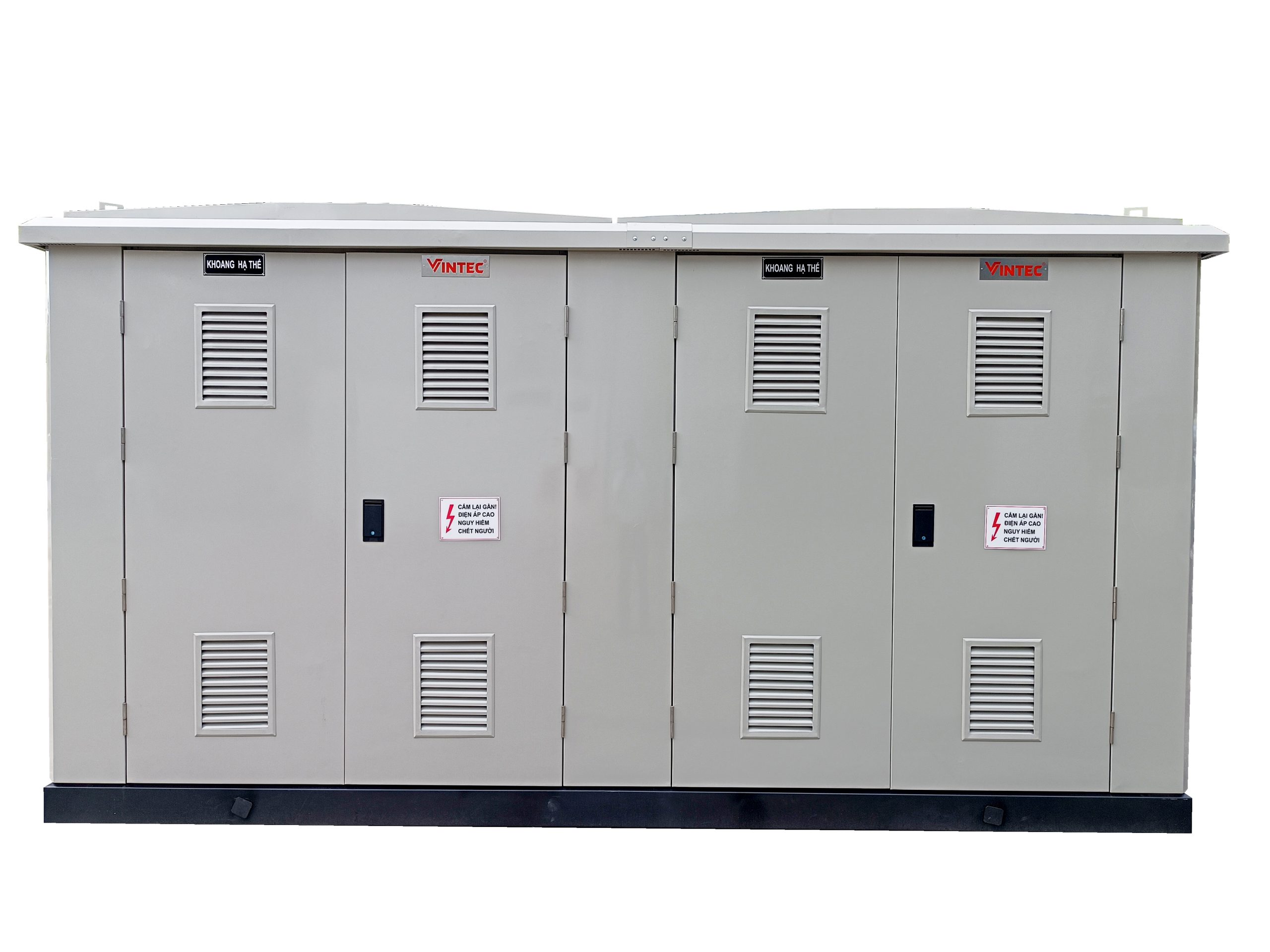 Vỏ trạm Kios trọn bộ lắp ghép 4 khoang