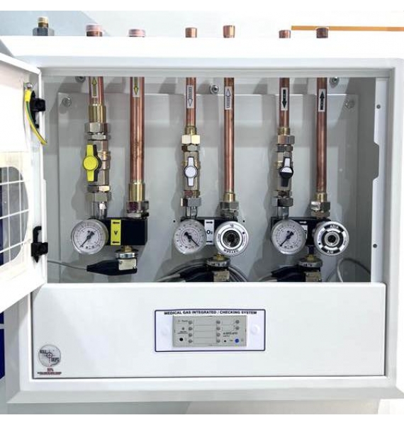 Hộp kiểm soát khu vực kèm báo động 3 loại khí